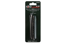 KATO-Lemke K20-467 - N - Blechträgerbrücke Geländer innen, gebogen, R 448 mm 15° - grau